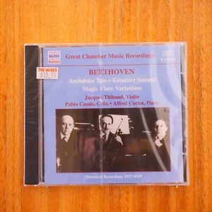 THIBAUD / CASALS / CORTOT: Beethoven: Archduke Trio CD 2002 BRAND NEW & SEALED - Picture 1 of 2