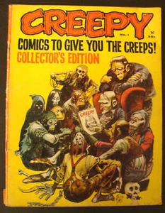 1964 Creepy Magazine ISSUE #1 Comics First Cover Monsters Collectors Edition - Picture 1 of 5