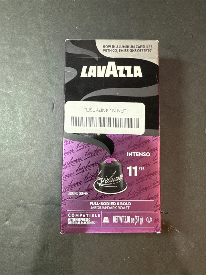 Lavazza Espresso Intenso Café Compatible Nespresso Original 10 Cápsulas Exp 5/25 Foto 1 de 1