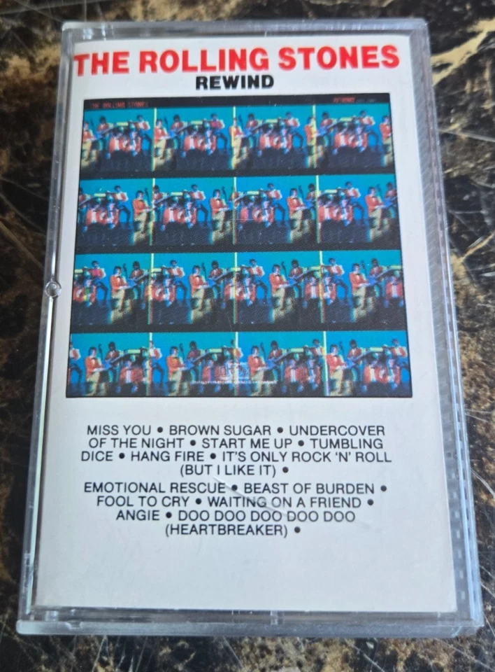 Rolling Stones Rewind original 1984 canadian cassette - Image 1 of 3