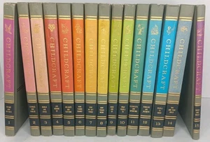 VTG Childcraft Full Complete Book Set 1-15 Rainbow Colorful 1964 How Why Library - Bild 1 von 13