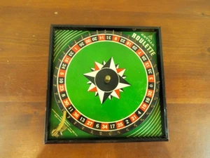 Vintage 1930s Pressed Steel Roulette Game Gotham Pressed Steel Corp Gambling - Picture 1 of 9