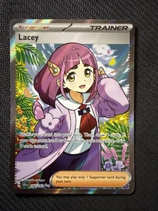 Lacey - 166/142 - Stellar Crown - Scarlet & Violet - Pokémon Card TCG - NM/M✨️ - Picture 1 of 2