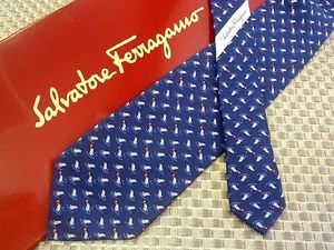 Salvatore Ferragamo Cravatta Usata TUTE Uomo Unisex SETA Multicolore Lusso 80 - Foto 1 di 2