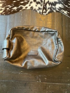 Bolsa de cosméticos de viaje para artículos de tocador MASSEI, hecha en Italia color marrón - Imagen 1 de 9