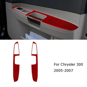 Front Door Panels Decor Trim Cover for Chrysler 300 2005-2007 W/O Navigation - Picture 1 of 11