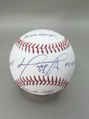 David Ortiz - Signed Auto Multiple Inscriptions HOF 22 - #d 17/34 -Fanatics/MLB - Image 1 of 4