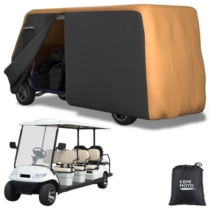 Cubierta de carro de golf KEMIMOTO 8 pasajeros 600D resistente para EZGO Club Car - Imagen 1 de 8