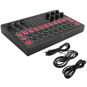 M9 Sound Card Live Broadcast Equipment Sound Card with Color Lights4918 - Afbeelding 1 van 8