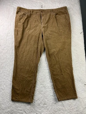 Lands' End Women's Pants 22W Brown Corduroy Stretch Fit1 - Image 1 of 4