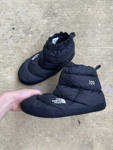 The North Face Women’s Bootie Slippers Goose Down 700 Fill Size Large Used - Picture 1 of 12