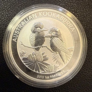 2012 1 OZ Australian Kookaburra .999 Silver Coin Mint condition - L07143 - Picture 1 of 2