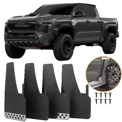 4* Mud Flap Splash Mudguards Mudflaps Fender w/ reflecto For Toyota Tacoma 00-25 - Imagem 1 de 4