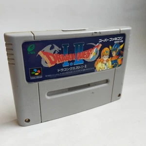Dragon Quest I/II Enix pre-owned Nintendo Super Famicom SFC SNES - Picture 1 of 8