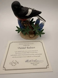 Lenox bemalte rote Startvogel Figur 2002, mit Echtheitszertifikat #34 - Bild 1 von 9