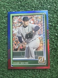 Mike Mussina 2025 Donruss Red and Blue Foil #100 New York Yankees - Picture 1 of 2