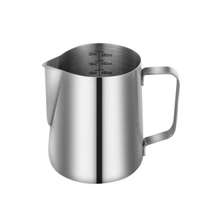 Espresso Milk Frothing Pitcher,Stainless Steel Frother Steaming Cup With Meas... - Picture 1 of 7