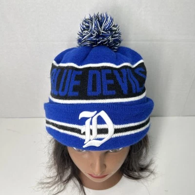 Duke Blue Devils New Era The Coach Pom Knit Beanie - Image 1 of 4