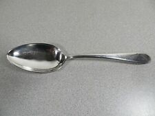 Antique Chinese Export Solid Silver Serving Spoon - Bamboo Pattern - C.J. Co
