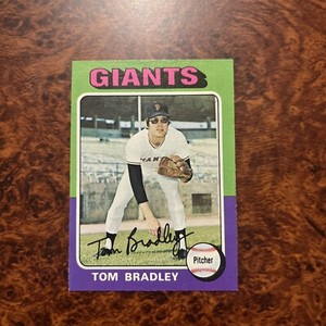 1975 Topps Baseball #179 Tom Bradley