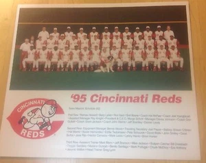 1995 Cincinnati Reds team photo unsigned  8x10 Photo Redsfest  - Picture 1 of 1