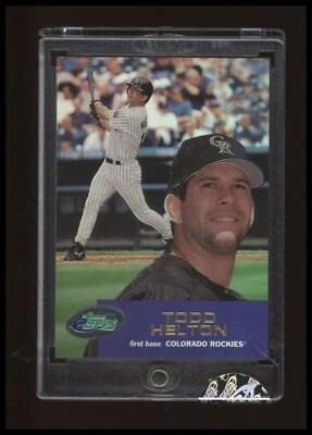 2001 Topps eTopps (encased/in hand) #71 Todd Helton Rockies /978 - Image 1 of 3