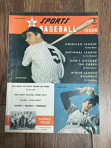 Street & Smith's All Star Sports Baseball Spring 1951 - Joe Dimaggio on Cover - Picture 1 of 5