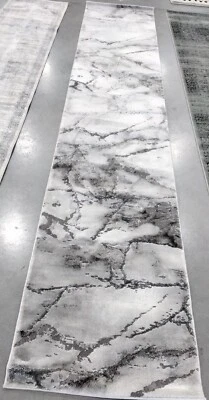 GREY / SILVER 2'-3" x 12'-0" Back Stain Rug Reduced Price 1172759550 CFT877G-212 - Image 1 of 4