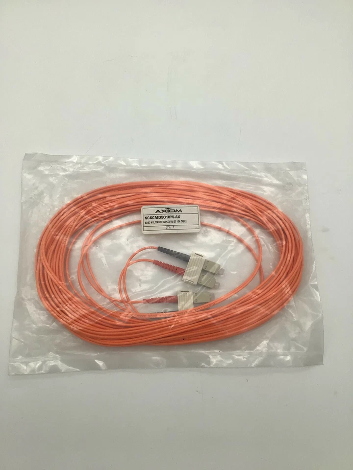 CABLE DÚPLEX MULTIMODO AXIOM SCSCMD5010M-AX SC/SC 50/125 10M Foto 1 de 1