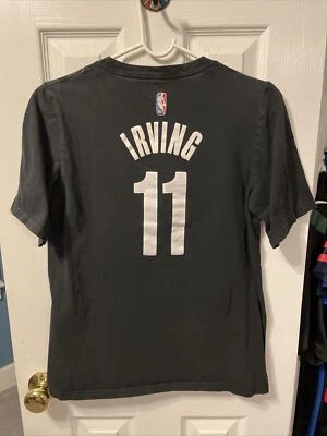 Kyrie Irving Brooklyn Nets basketball Nike boys black shirt size XL - Image 1 of 2