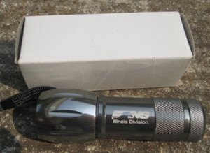 NS Norfolk Southern Illinois Division Hand Held LED Flashlight As-Is