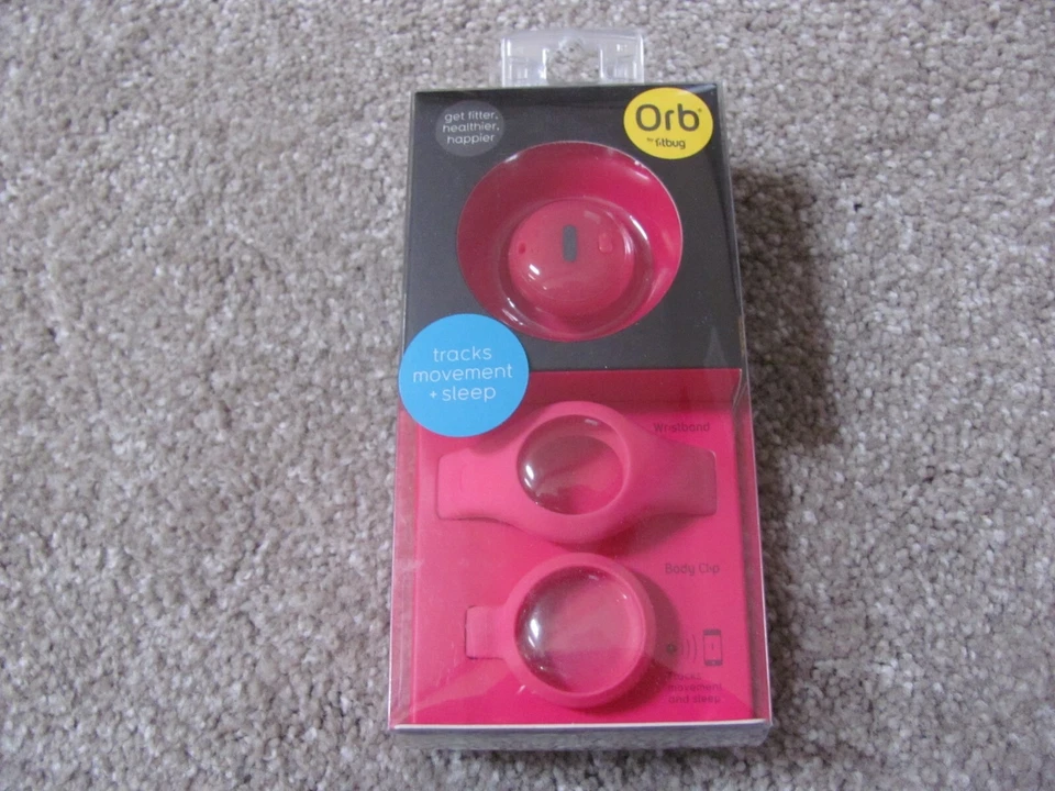 Brand New Orb by Fitbug Bluetooth Tracks Movement + Sleep FB929 PINK - Image 1 of 4