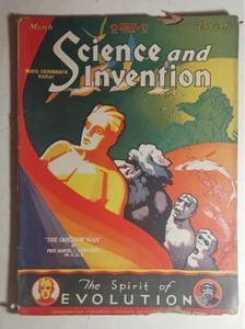 SCIENCE AND INVENTION MARCH 1929 HUGO GERNSBACK EVOLUTION FLYING IN THUNDERSTORM - Picture 1 of 5