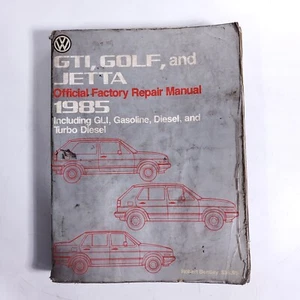 Volkswagen VW GTI Golf Jetta 1985 offizielle Werksreparaturanleitung Bentley VG85 - Bild 1 von 8
