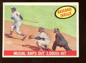 1959 Topps Basebal Card #470 Baseball Thrills Stan Musial EXMT - Picture 1 of 1