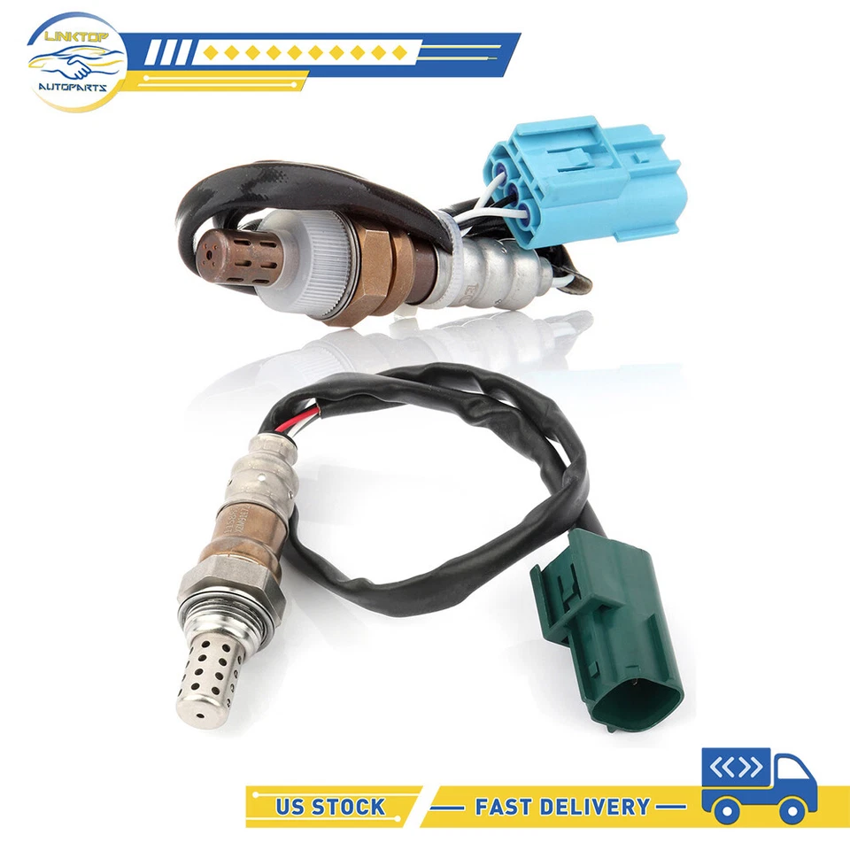 2X Oxygen Sensor O2 02 Upstream+Downstream Fits for 2002 Infiniti G20 2.0L Foto 1 de 4