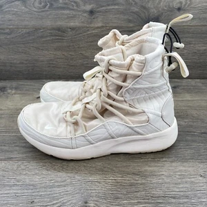 Nike Tanjun Winter Ankle Snow Boots Women's Size 10 Cream Off White AO0355 003 - Picture 1 of 14