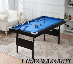 65*35'' Billiards Ball Pool Table MDF+Steel Foldable Children's Game American - Picture 1 of 13