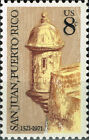 Puerto Rico Usa Famous Architecture San Juan Castle Stamp 1971 Mnh