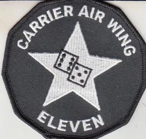 CVW-11 'POLYGON' PATCH (BLACK) - Picture 1 of 1