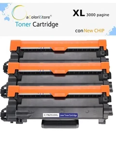 3 TN2510XL toner compatibile per Brother DCP L2620DW L2665DW L2660DW L2627DWE - Foto 1 di 6