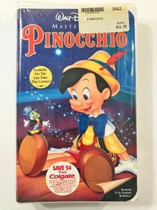Pinocchio VHS Promo Colgate NEW Sealed Disney - Bild 1 von 4