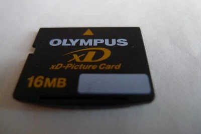 Genuine Olympus 16MB xD-Picture Card OEM MXD16P3 Mint for Fujifilm Kodak camera - Image 1 of 2