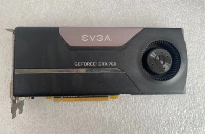 EVGA GeForce GTX760 2GB GDDR5 02G-P4-2761-KR 256bit DualLink DVI-I DVI-D HDMI DP - Image 1 of 4