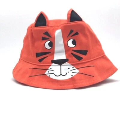 Gymboree Baby Boy's Bucket Hat, Orange Tiger, Size 12-24 Months, NWT - Image 1 of 3