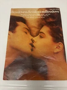"ENDLESS LOVE" - SPARTITI VINTAGE 1981 - Pianoforte/Voce/Chitarra/Accordi - Foto 1 di 3