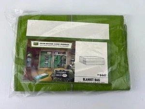 Vintage Sears Green Blanket Storage Zipper Bag - Picture 1 of 14