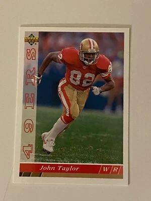 1993 Upper Deck Football Card #258 John Taylor - Image 1 of 3