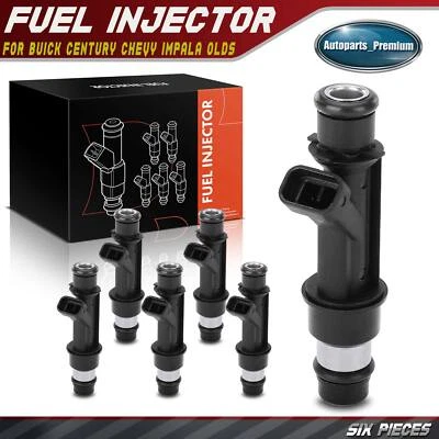 Inyector de combustible 6 piezas para Buick Century Chevrolet Impala Buick Oldsmobile Pontiac Foto 1 de 4