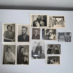 Gruppe Vintage 1940’s 50’s 60’s PHOTOGRAPHS PHOTOS ~ German Handwriting Family - Bild 1 von 12